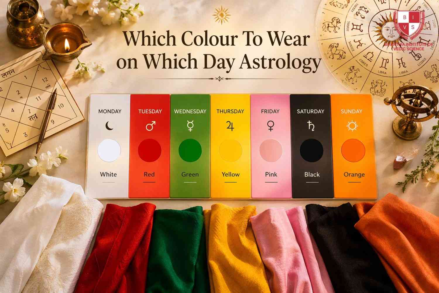 Colour Astrology: What to Wear on Each Day for Positive Energy and Balance