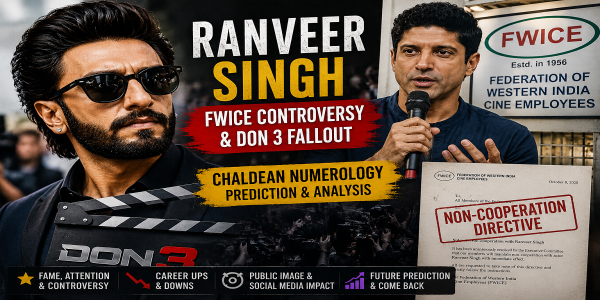 Ranveer Singh’s Chaldean Numerology Reveals Why Controversies Follow Him Everywhere