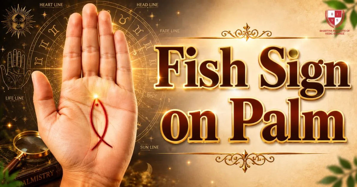 Fish Sign on Palm