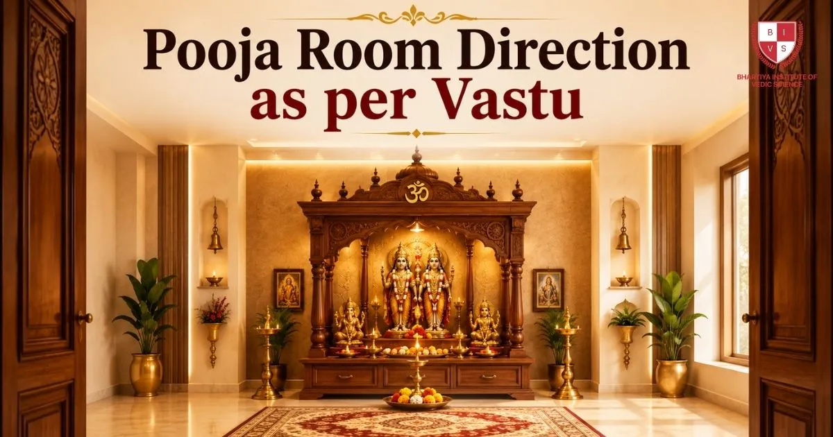 Pooja Room Direction as per Vastu