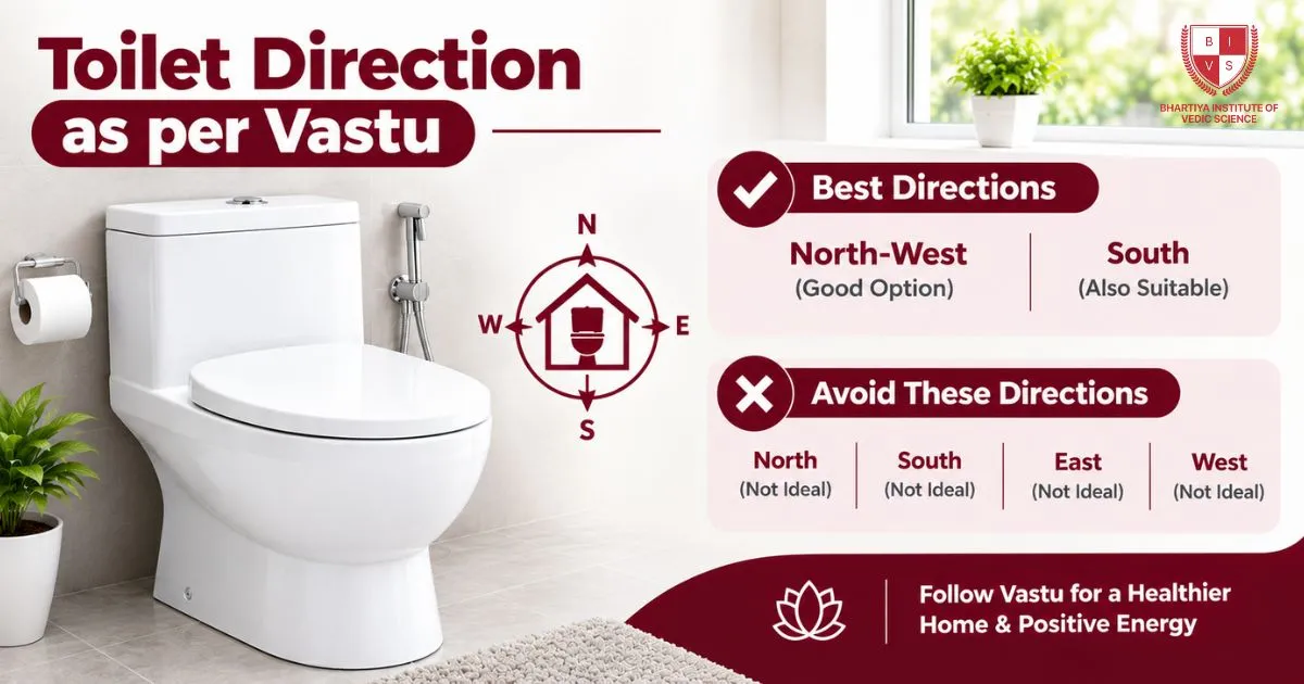 Toilet Direction as per Vastu