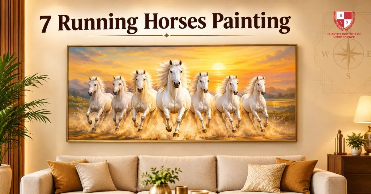 7 Running Horses Painting