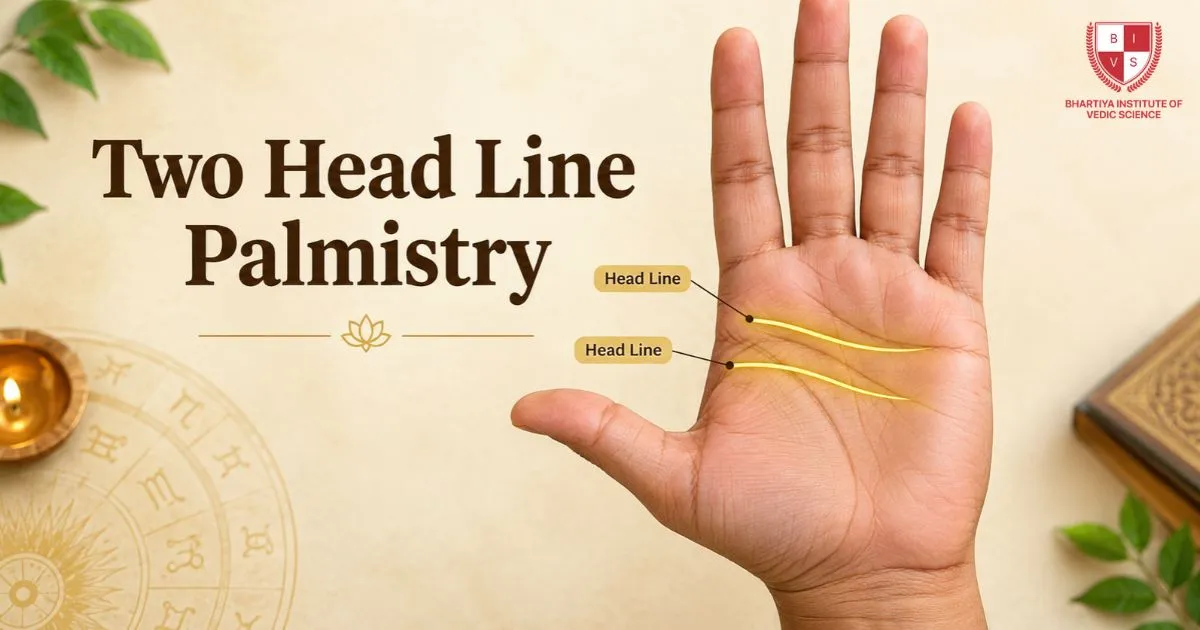 What Does Two Head Lines Mean in Palmistry?